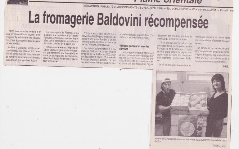 Corse Matin 01/2004