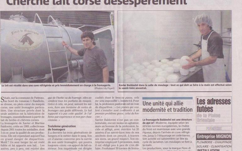 Corse Matin 11/2009